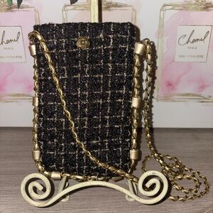 Montana West Tweed Cellphone Purse